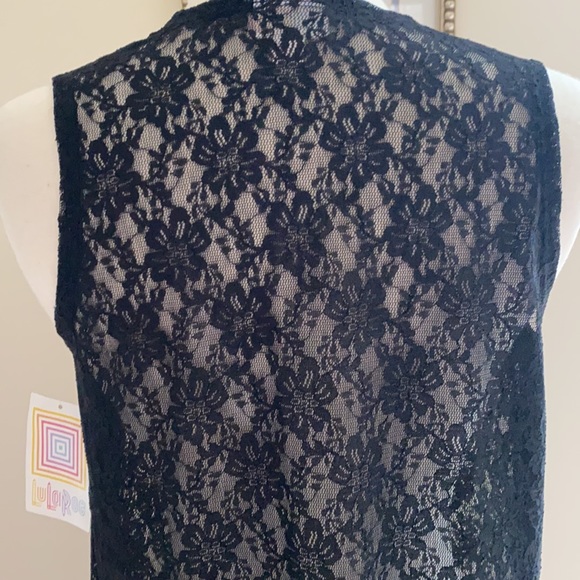 • Lularoe Black Lace Joy • - Picture 6 of 7